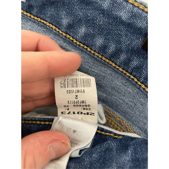 Vineyard Vines Sz 2/25 Ultra High Rise Medium Wash Preppy Women's Skinny Jeans - Picture 5 of 6
